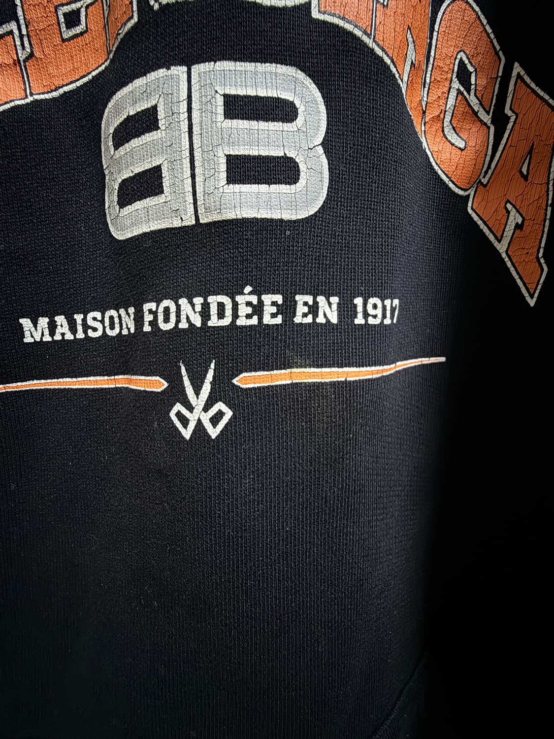 발렌시아가 메종 와이드핏 후드 기모 상품이미지3