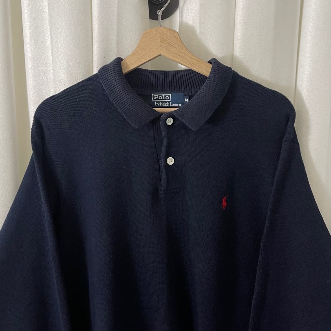 폴로 네이비 카라 니트 상품이미지2