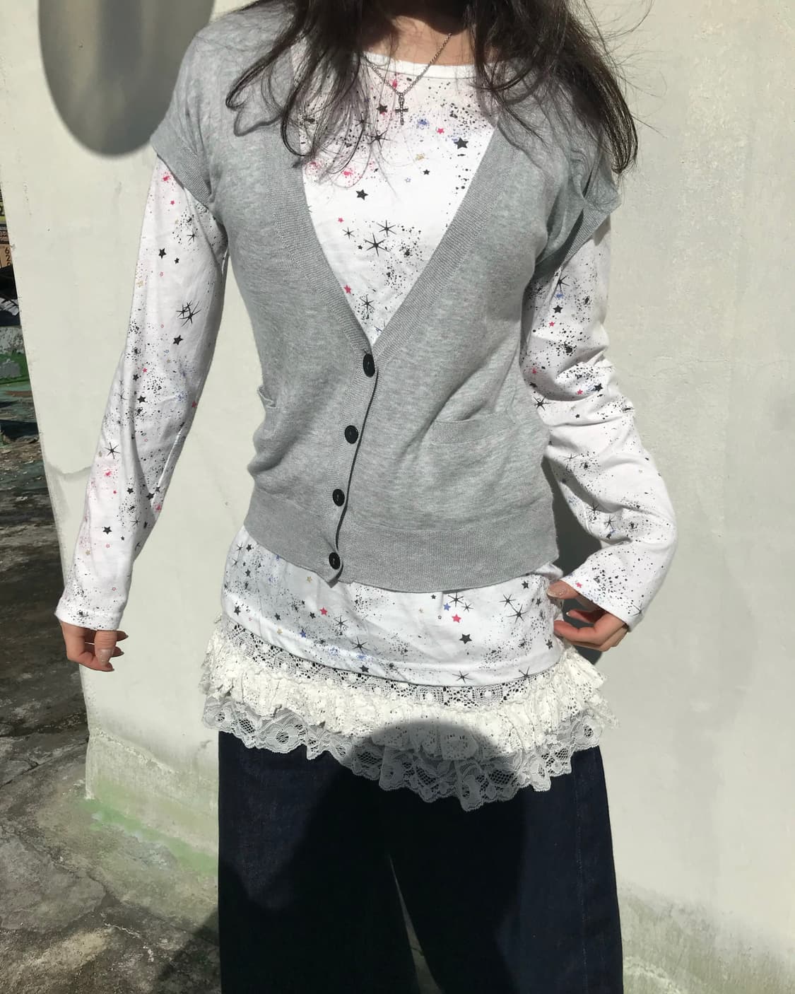 Gap 소프트 그레이 가디건 상품이미지1