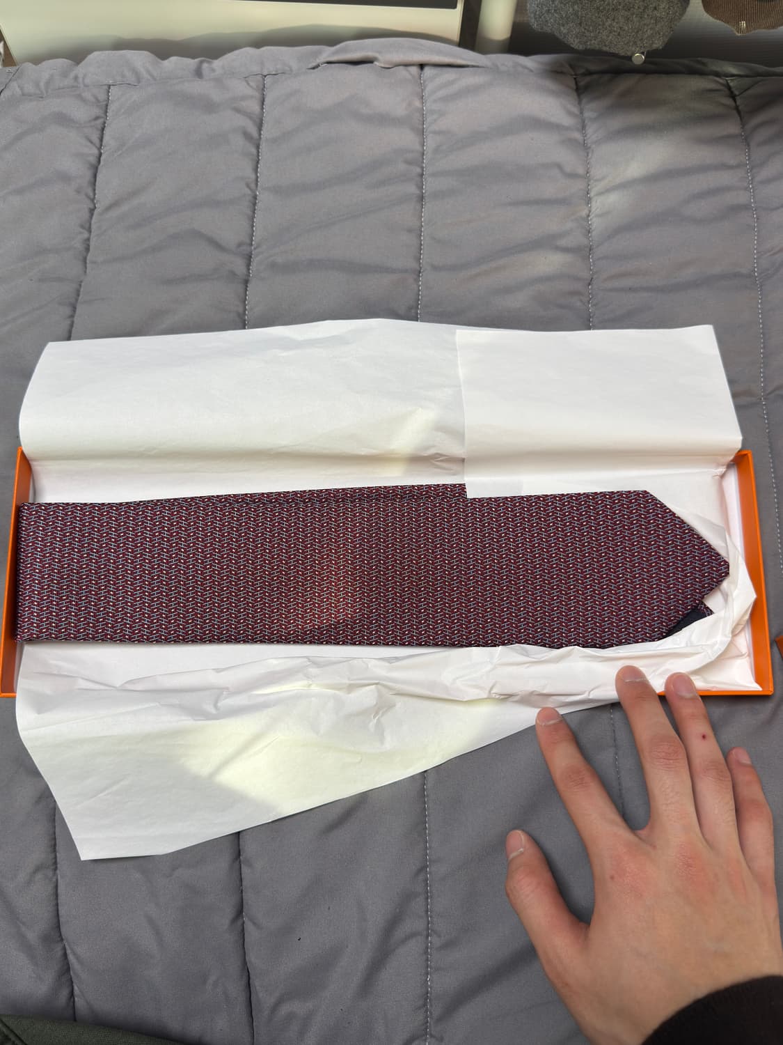 에르메스 넥타이 새상품 상품이미지2