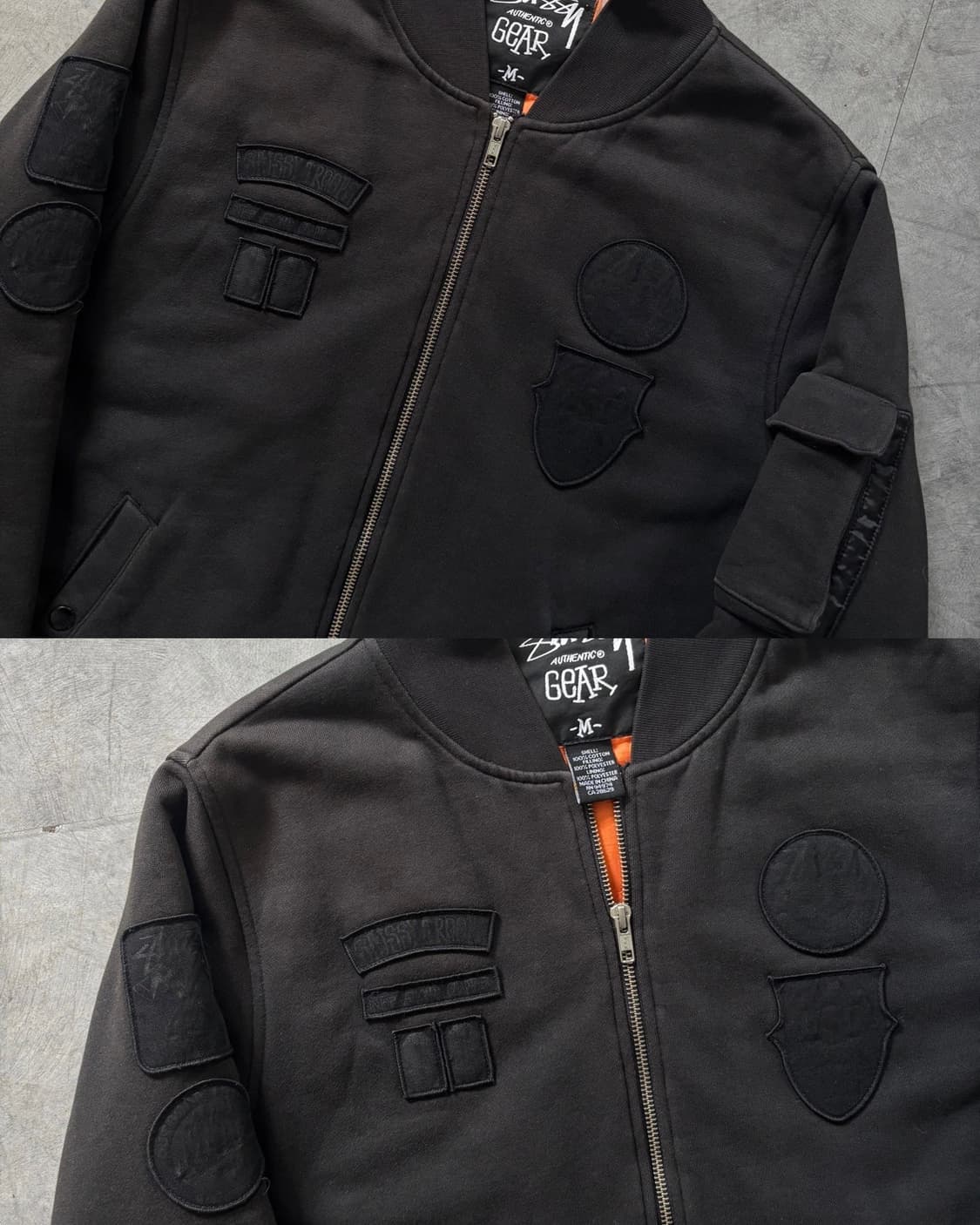 Stussy 스투시 어센틱 기어 MA-1 봄버 자켓 상품이미지5