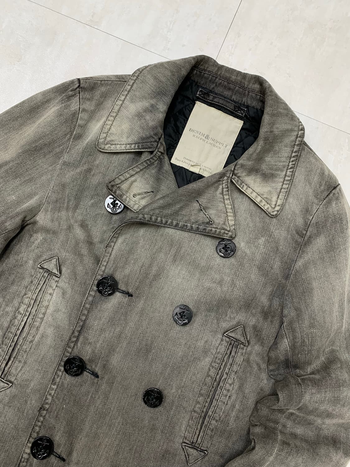 데님 앤서플라이 흑청 자켓 #145 상품이미지2