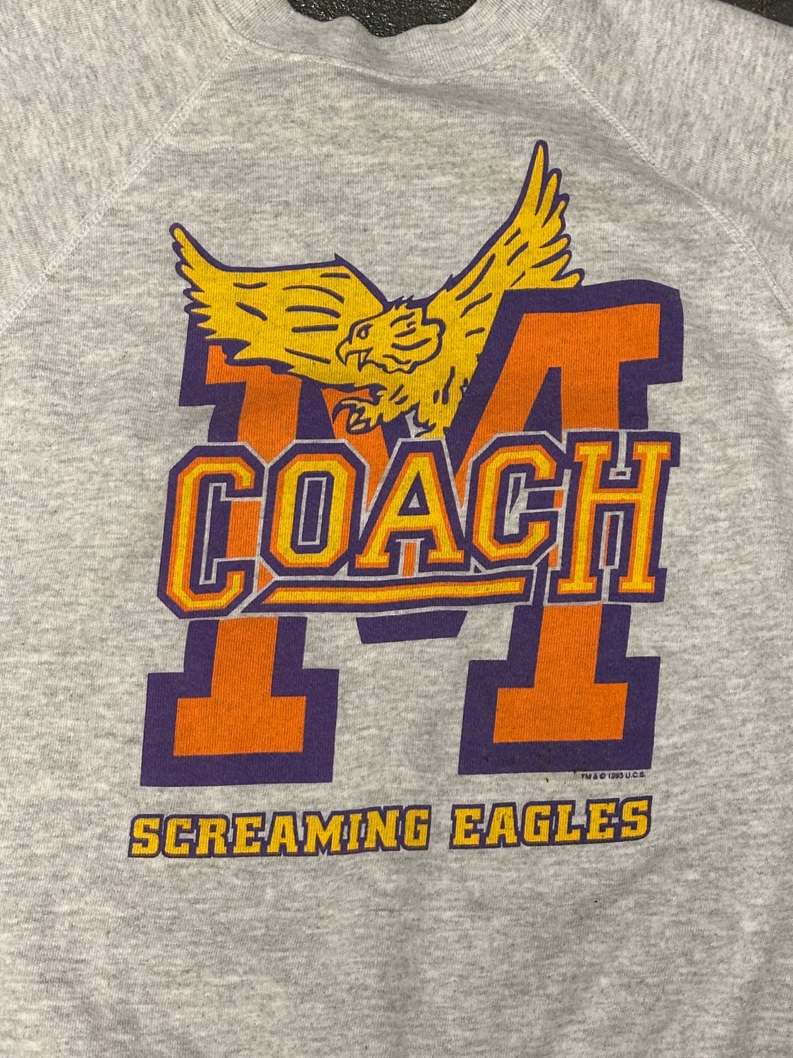 90s Screaming Eagles 맨투맨 스웻셔츠 L 상품이미지3