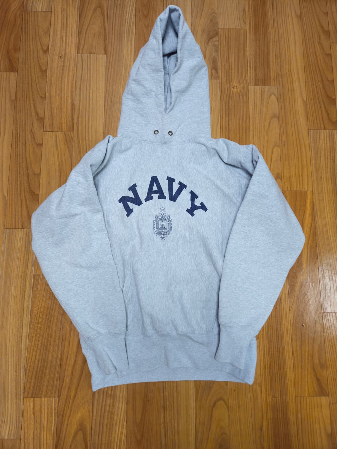 브론슨 NAVY 후드티 42 XL 상품이미지1