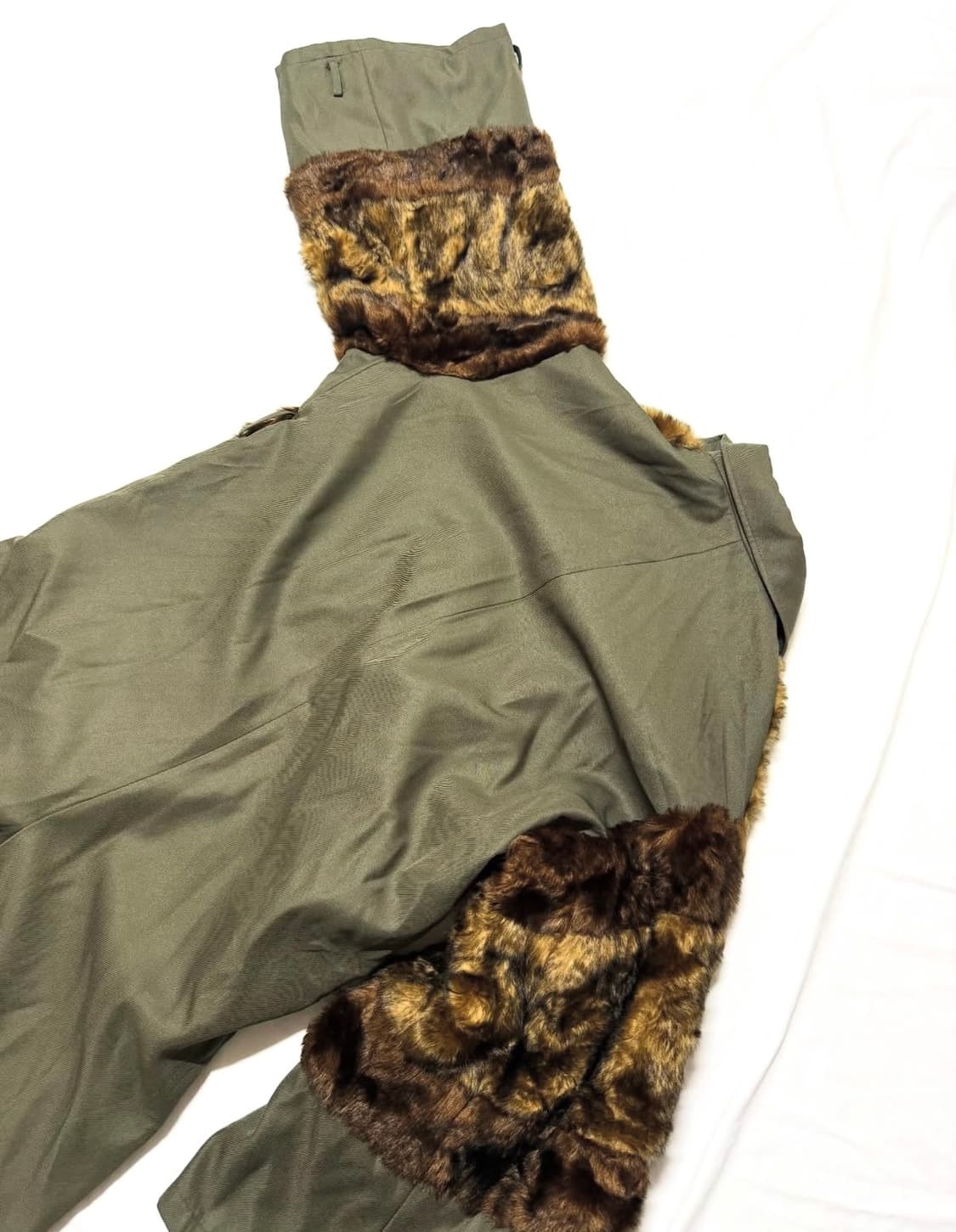 Murua - 퍼 믹스드 트렌치 코트 상품이미지5