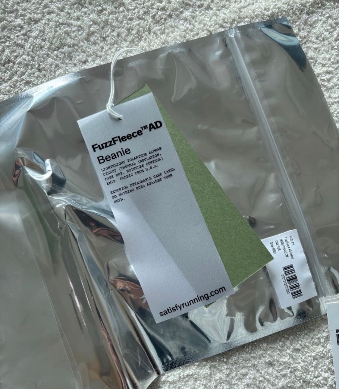 새티스파이 퍼즈플리스 비니 팬텀 상품이미지4