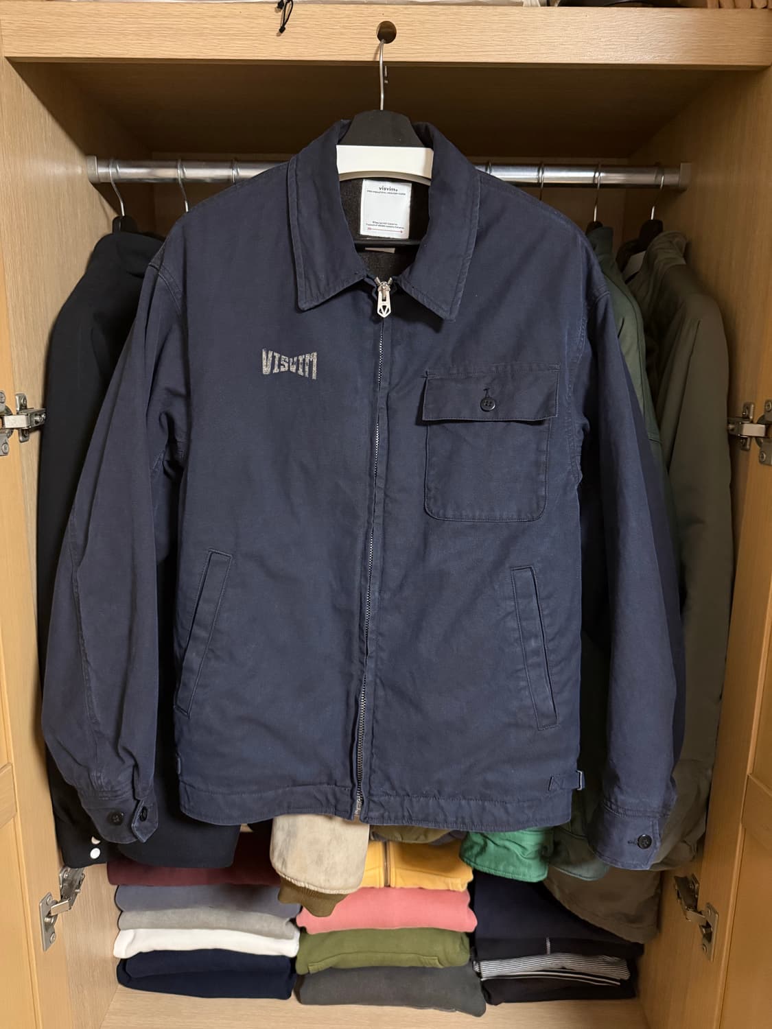 [1]비즈빔 로드니 자켓 네이비 상품이미지1