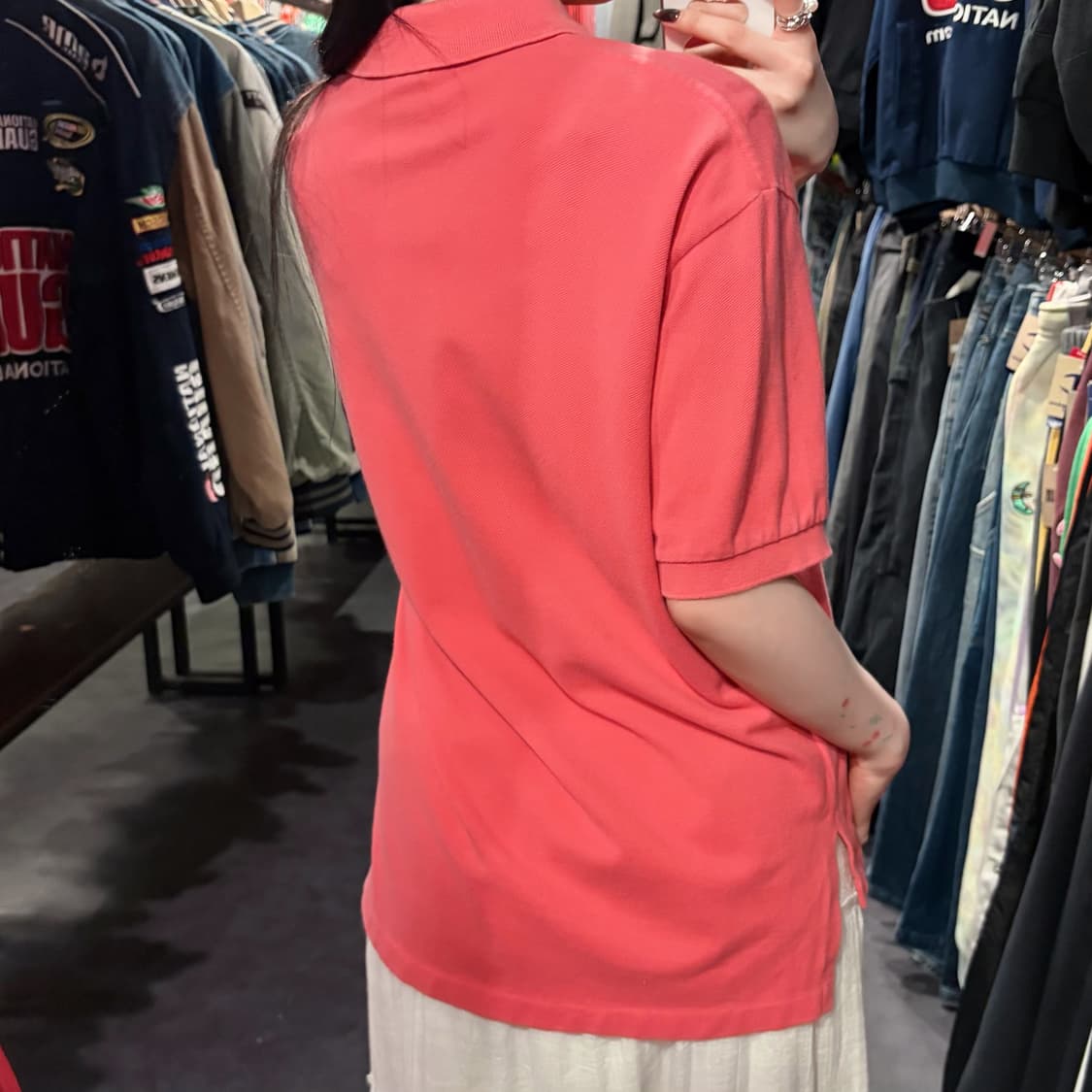 [IM]폴로랄프로렌 반팔 피케 셔츠 핑크 상품이미지4