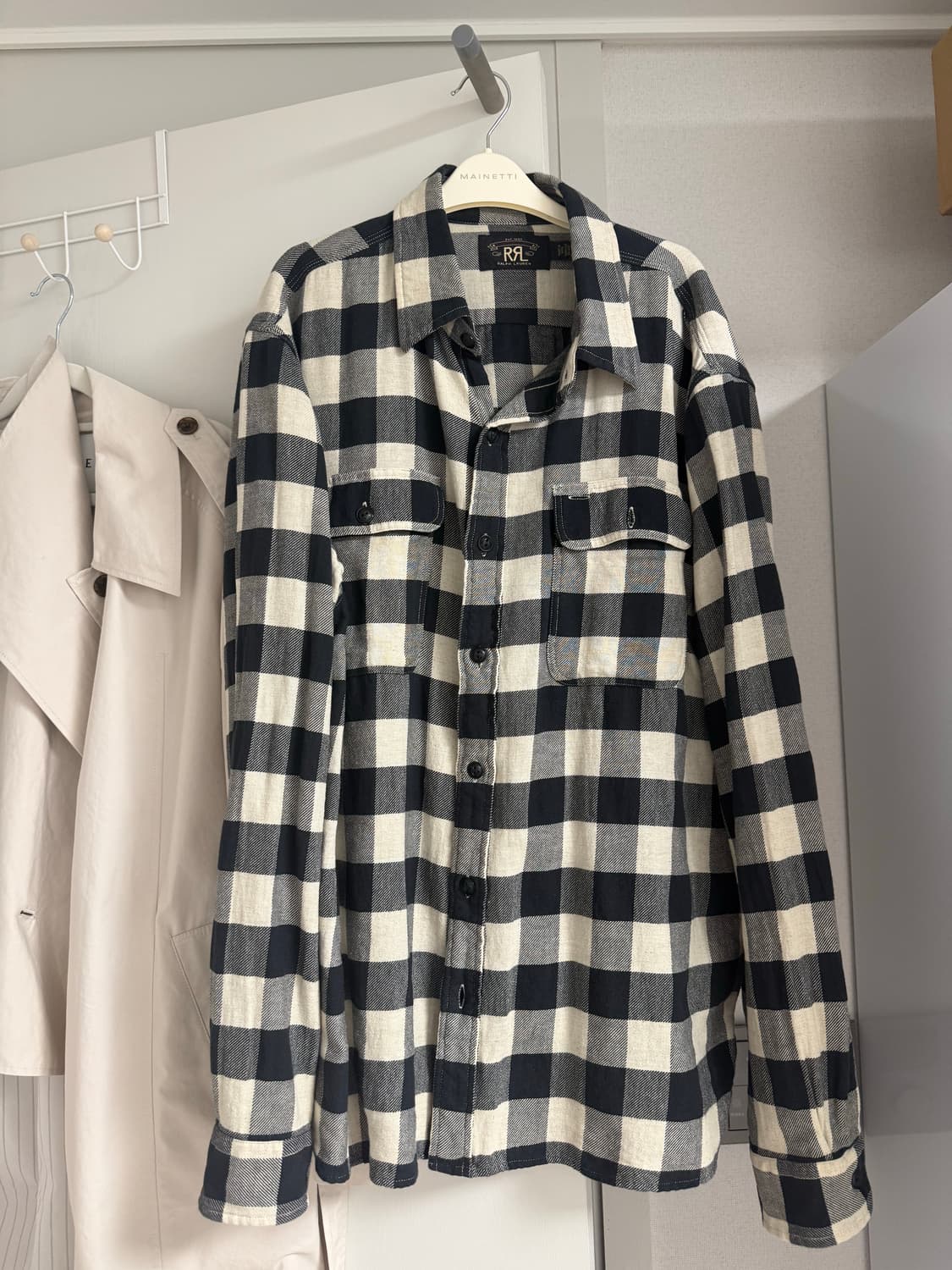 rrl 버팔로 체크 워크셔츠 L 상품이미지2