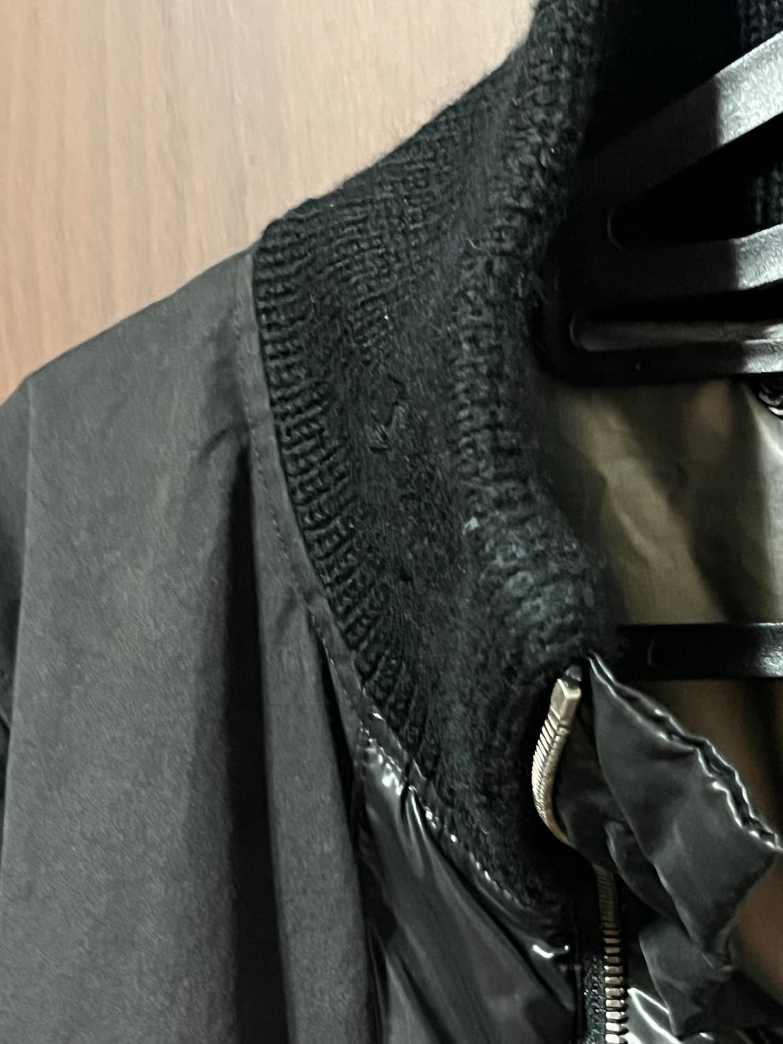 THE VIRIDI ANNE 하이넥 구스다운 플라이트 자켓 상품이미지4