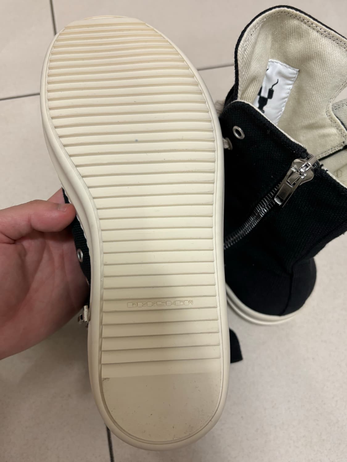 릭오웬스 다크쉐도우 하이탑 상품이미지4