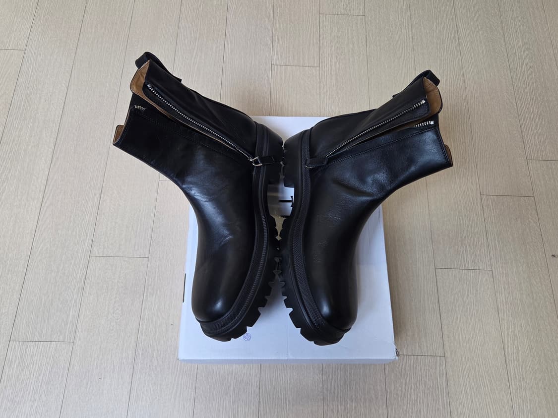 [정품] 타임옴므 23FW 남성 첼시부츠 블랙 270 size 상품이미지6