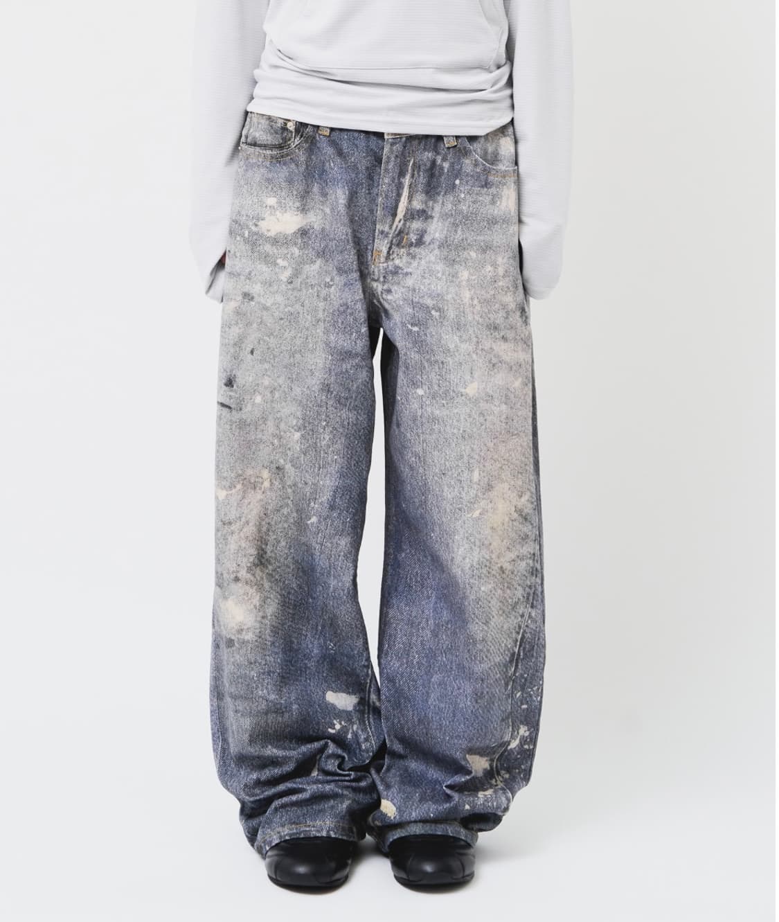 하이파이펑크 디지털 와이드 데님 상품이미지1
