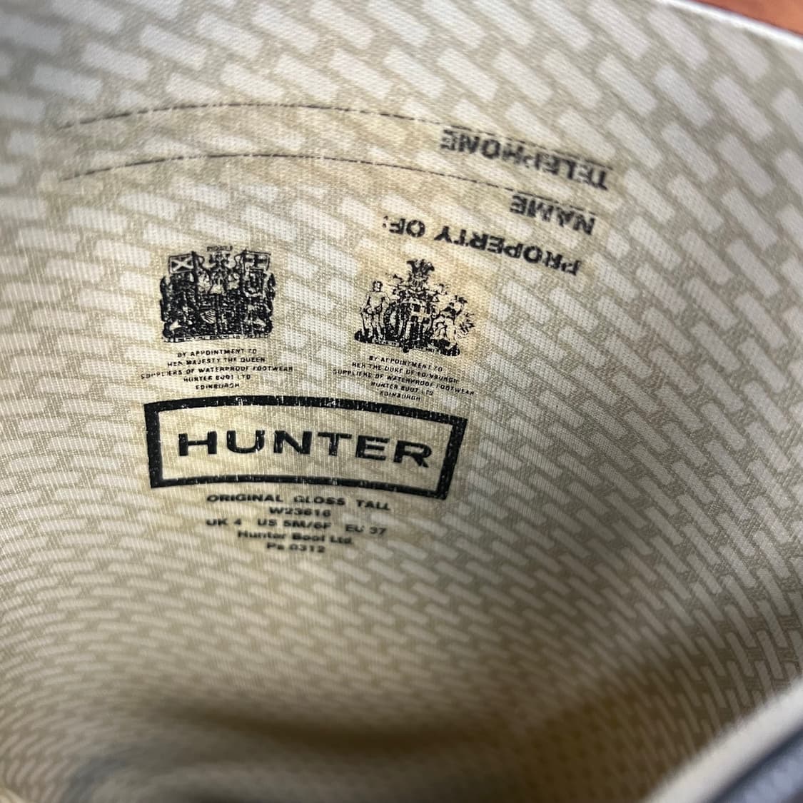 [uk4 230~235]HUNTER 헌터 오리지널 톨 레인부츠 상품이미지8