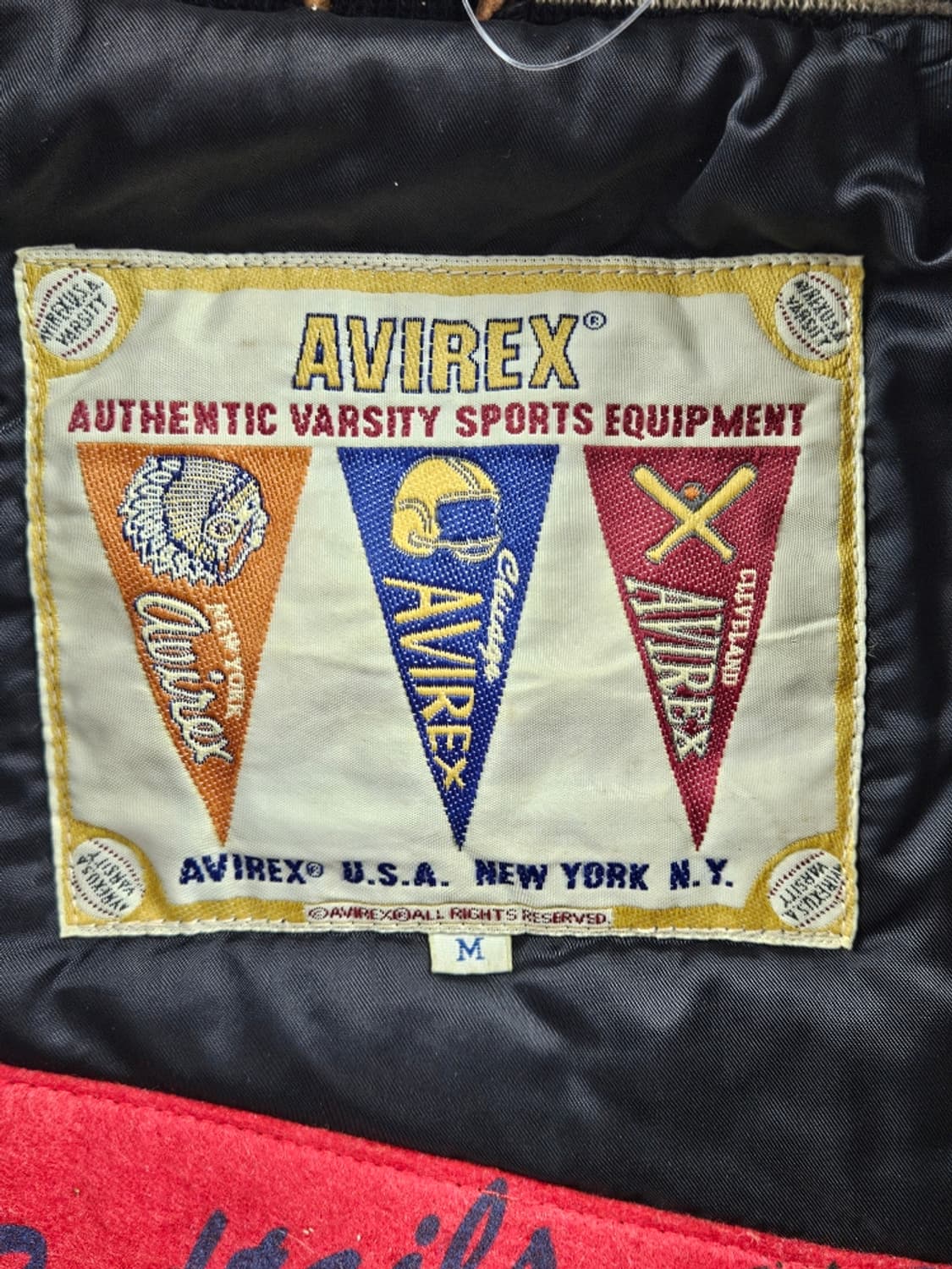 90's 아비렉스 터스키기 레드테일즈 가죽 자켓 ( M ) / 10977 상품이미지7