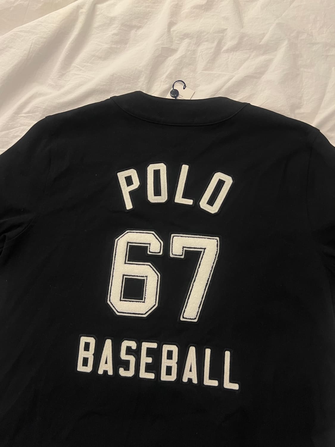[택체새제품] 폴로 베이스볼 저지 / 블랙 / M 상품이미지8