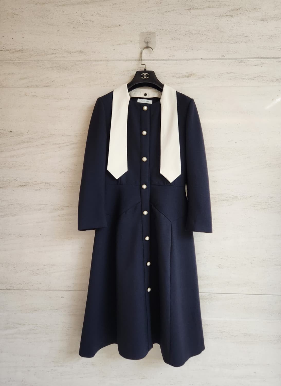 미샤 스카프탈부착 원피스 44사이즈 상품이미지5