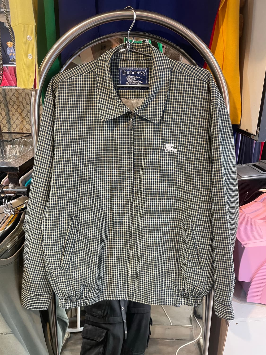 버버리 90‘s 아카이브 블루종 상품이미지1