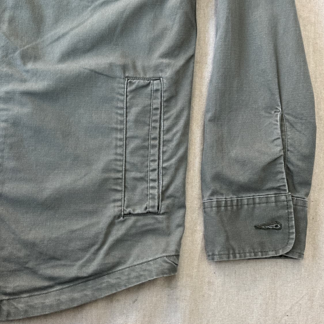 아베크롬비 빈티지 밀리터리 워싱 셔츠 자켓 S 상품이미지3
