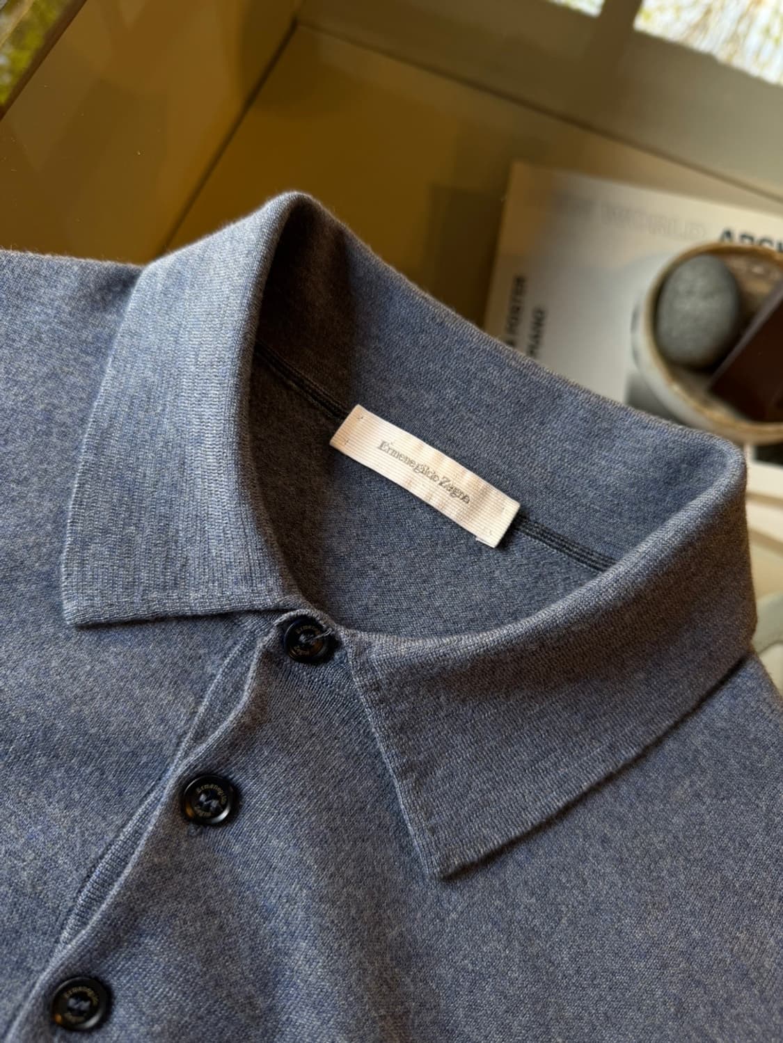 에르메네질도 제냐 울 캐시미어 클래식 니트 pk 100 상품이미지8