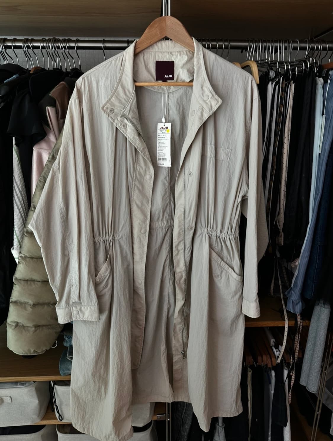 빈티지 나일론 트렌치 자켓 상품이미지1