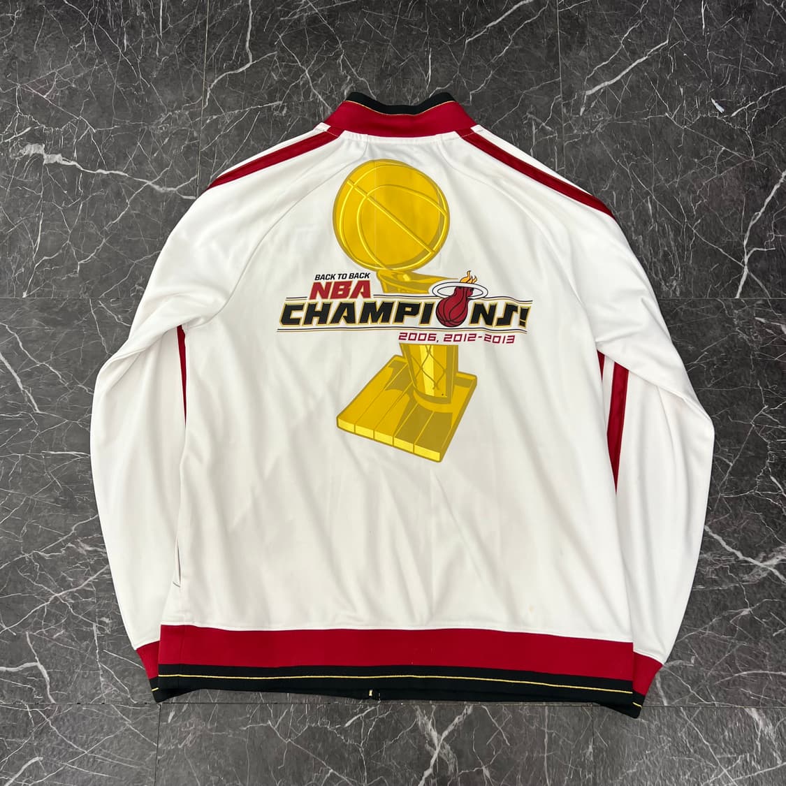 아디다스 NBA 마이애미 챔피언쉽 풀집업 트랙탑 져지 자켓 상품이미지2