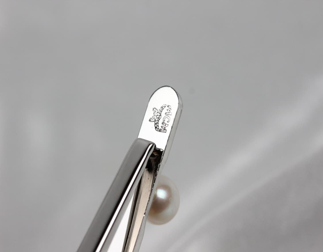 엠씨엠 A+등급 5.5cm 천연진주 남자 명품 넥타이핀 커프스 세트 상품이미지4