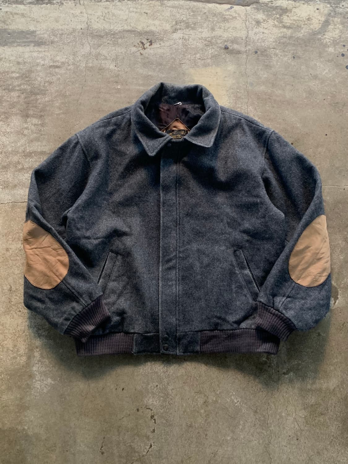 70s 에디바우어 울 봄버 자켓 상품이미지1