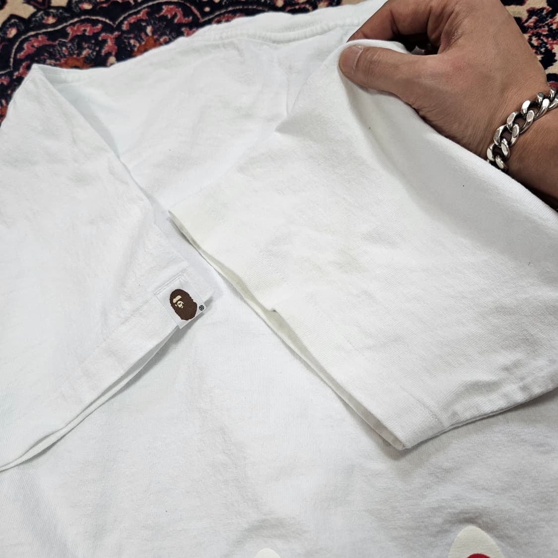베이프(BAPE) 샤크 타이거 반팔티셔츠 L size 상품이미지8