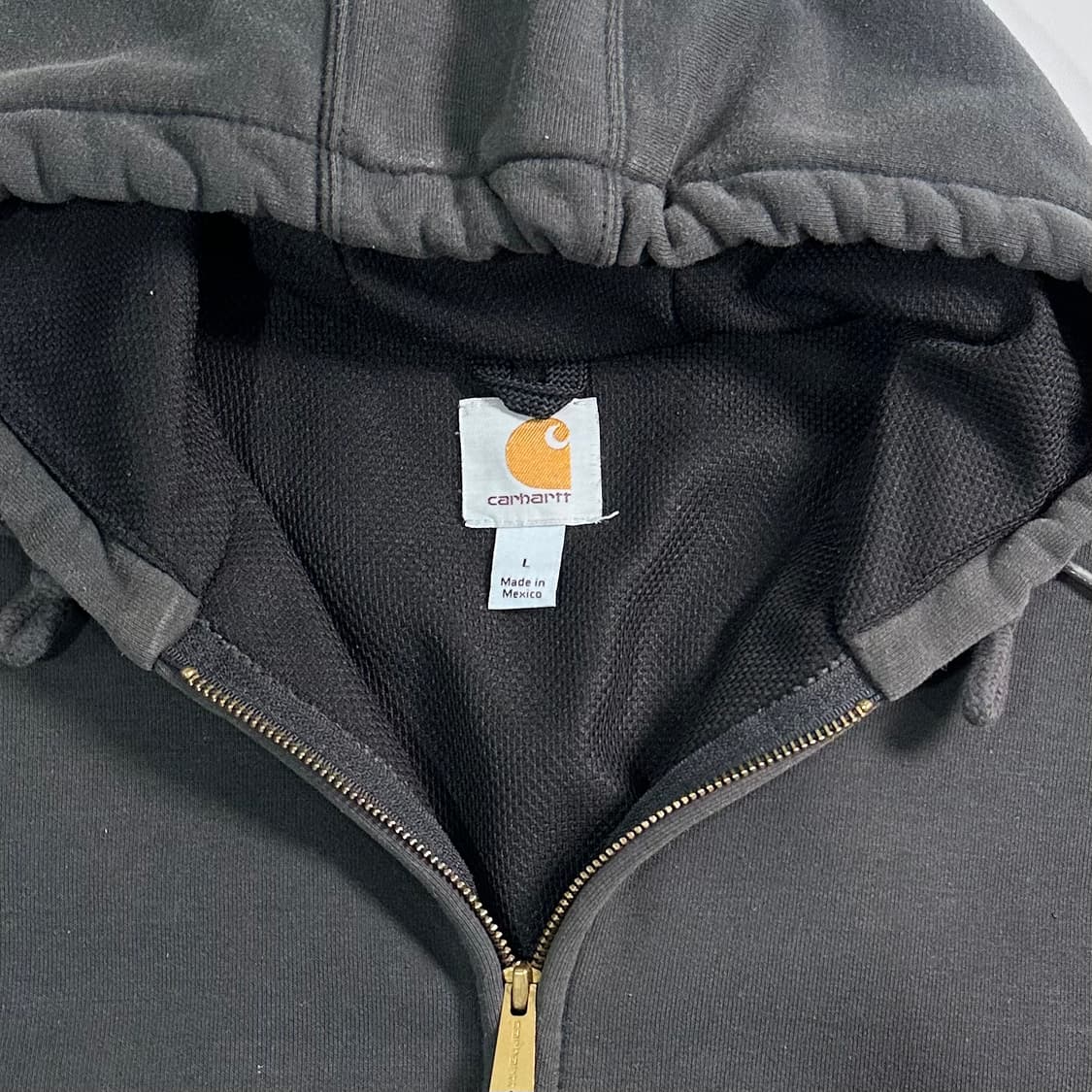 칼하트 그레이 써멀 후드집업 상품이미지6