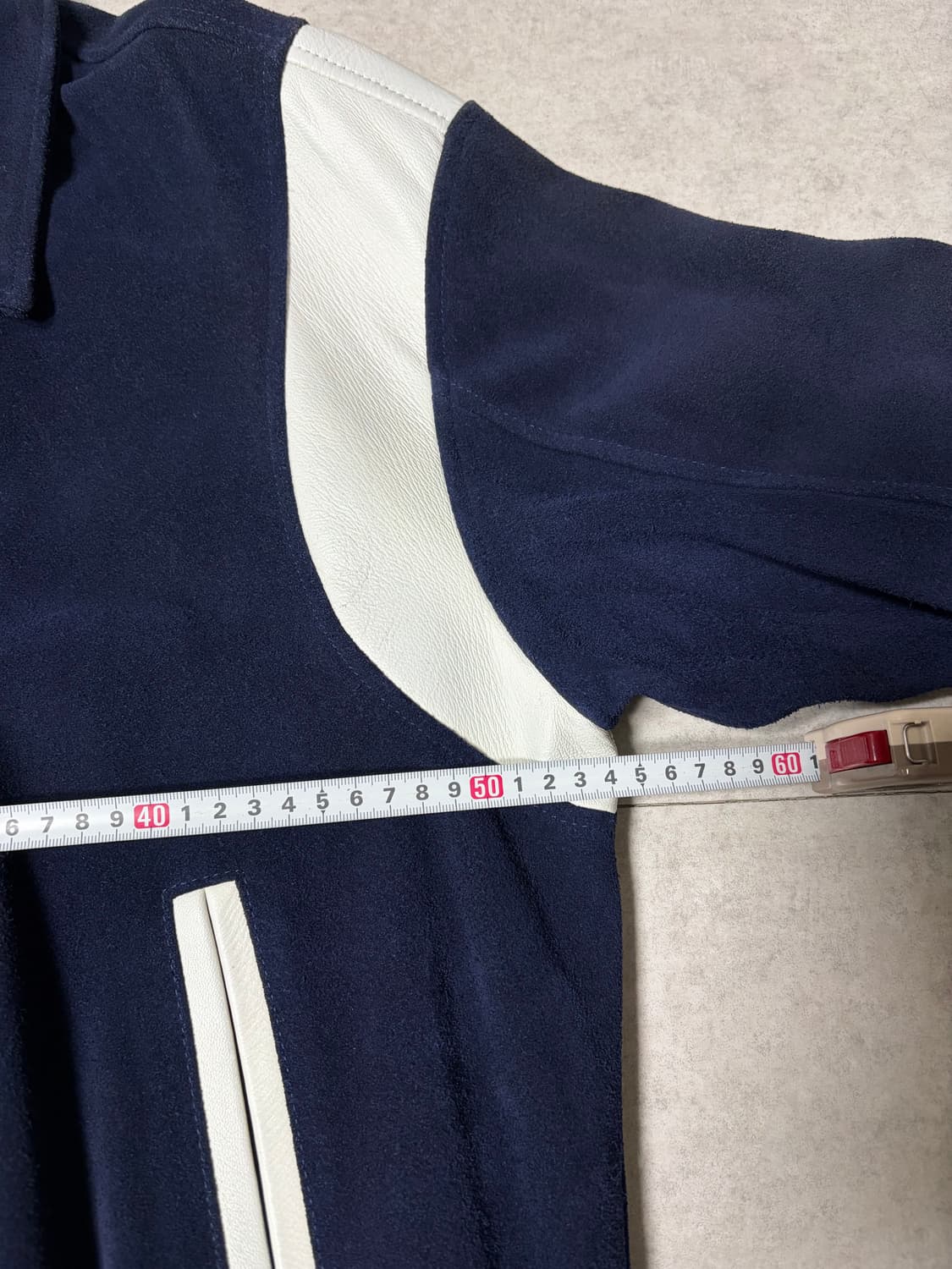 스페로네 스웨이드 스타디움 숏 자켓 상품이미지4