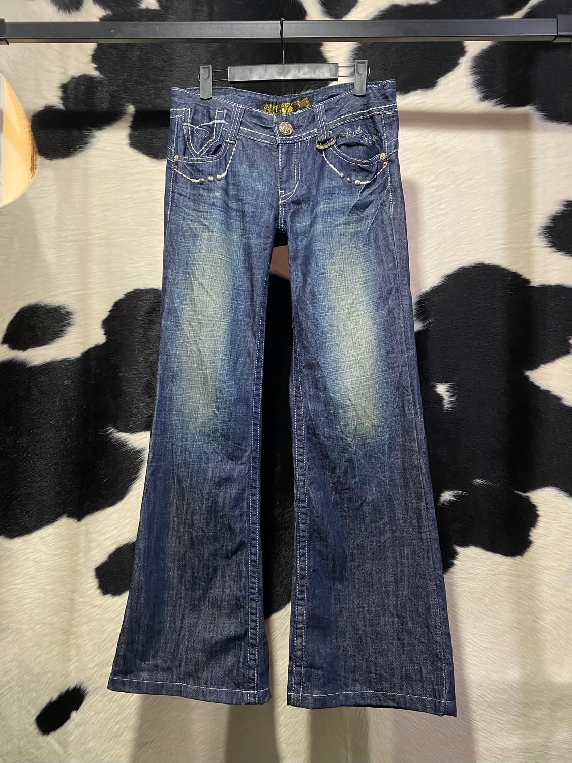 Redpepper 신치백 디테일 워싱 부츠컷 데님 상품이미지3