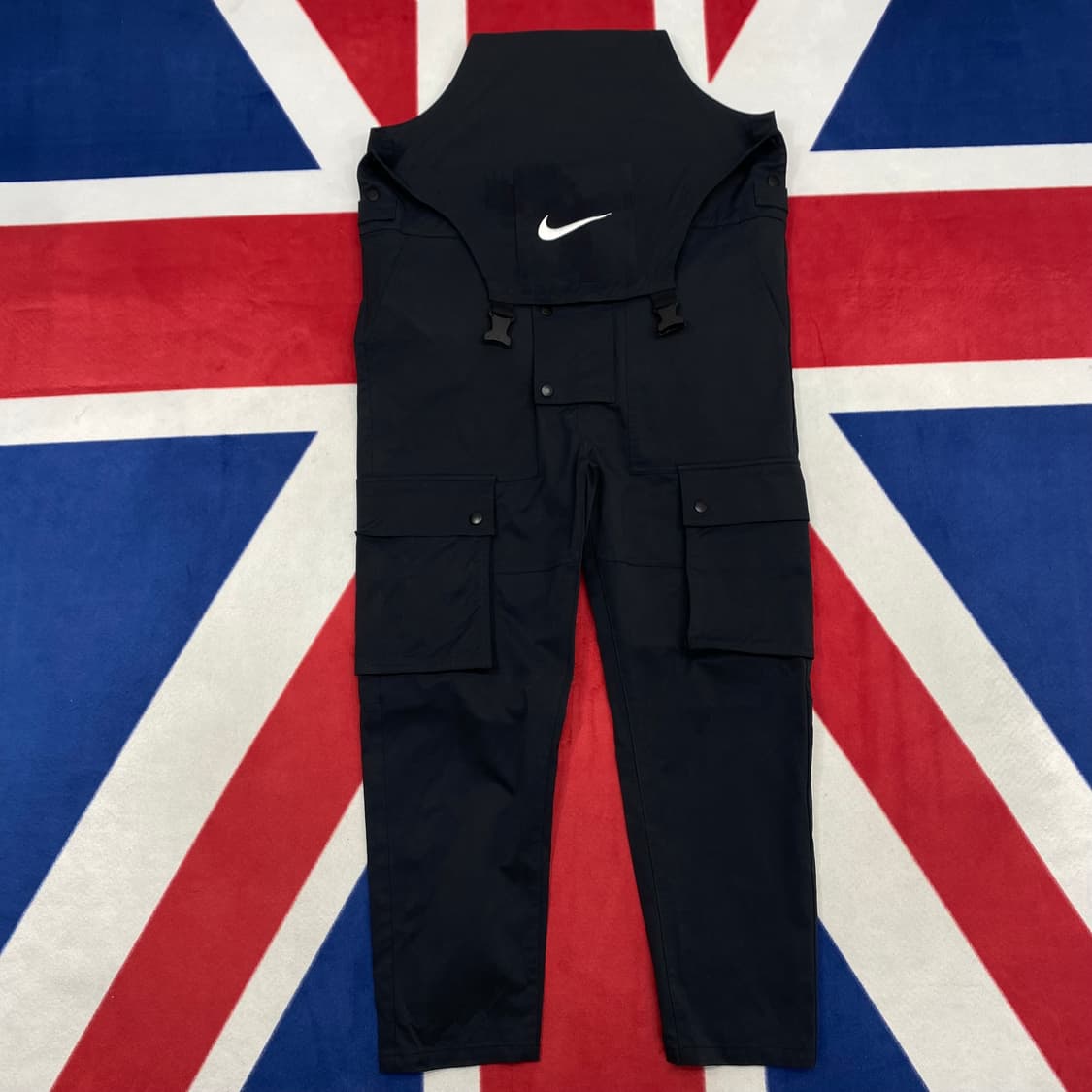 나이키 더블 스우시 오버롤 멜빵바지 L  상품이미지4