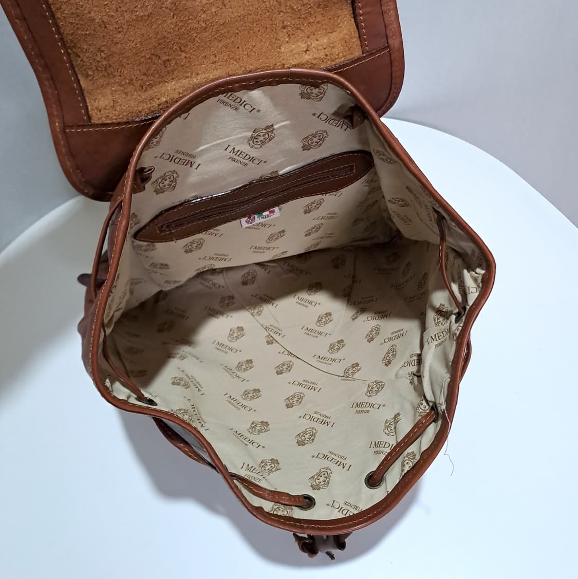(택포) 아이메디씨 피렌체 태닝가죽 백팩 B195 상품이미지8