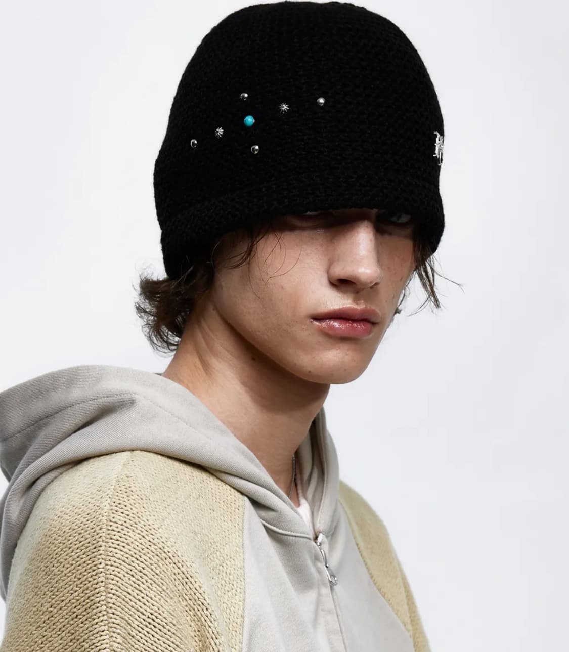 Rssc RIVET KNIT 비니- BLACK 상품이미지1