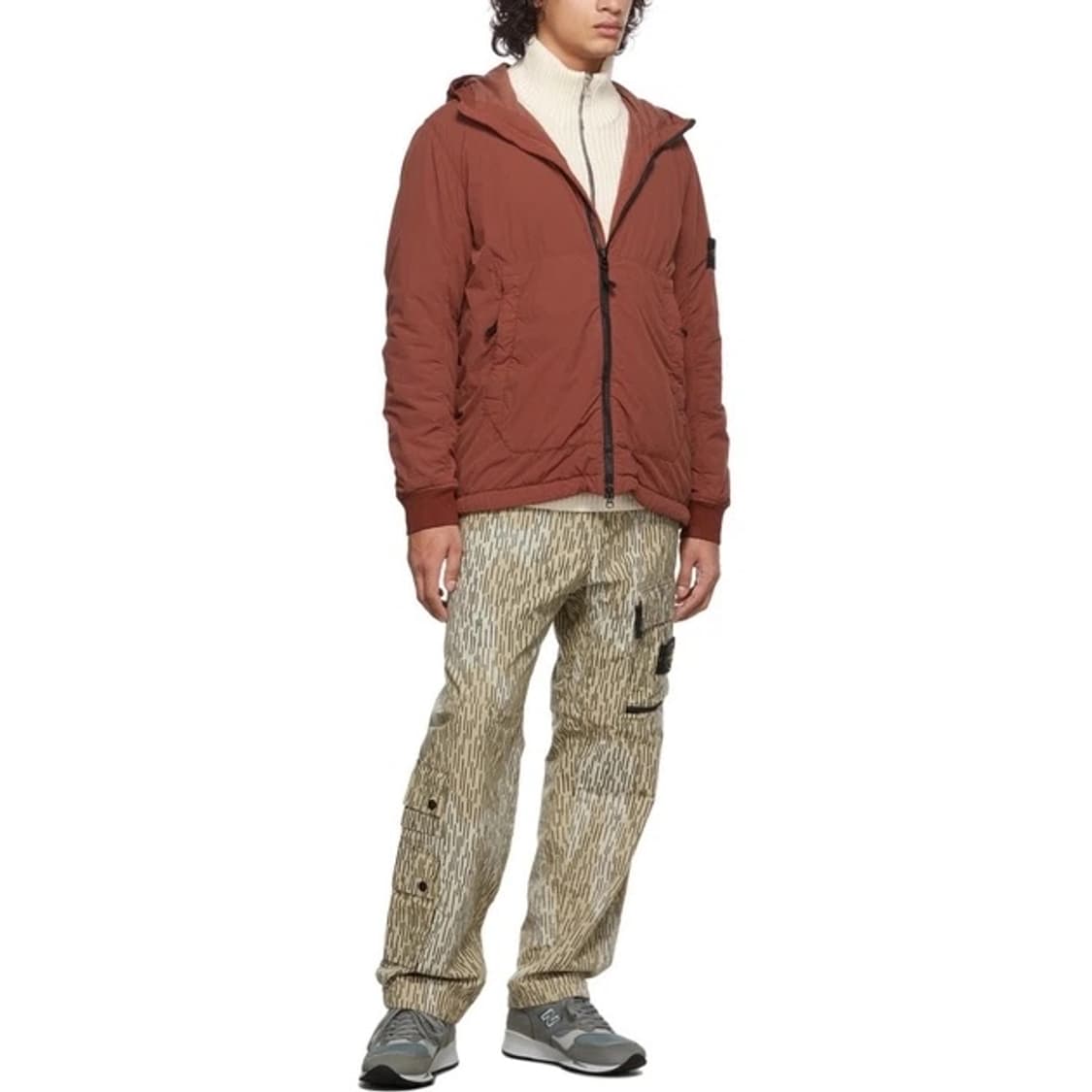 스톤아일랜드 레인 카모 나슬란 라이트 카고 팬츠 상품이미지5