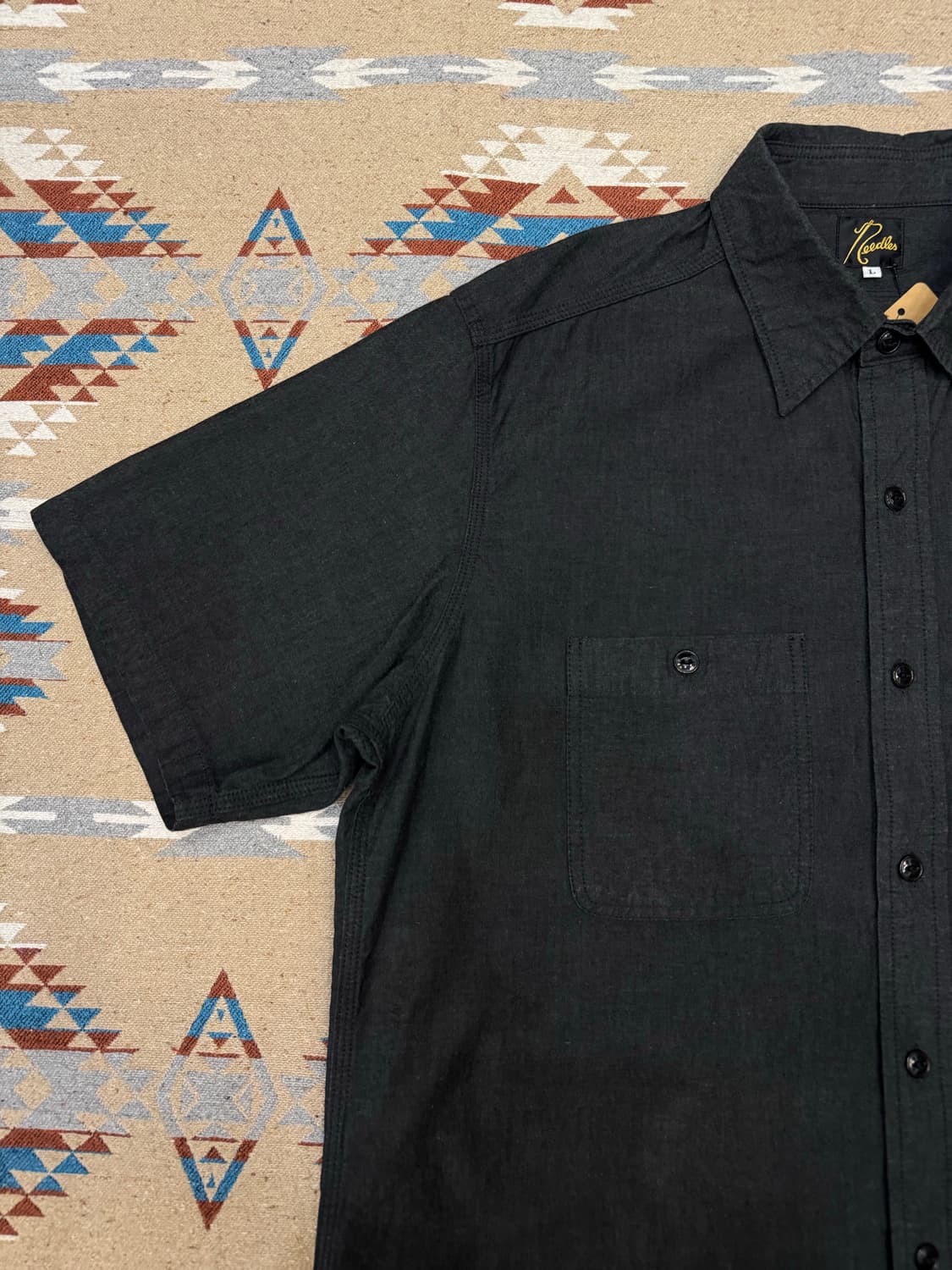 [L] 니들스 숏 슬리브 워크셔츠  상품이미지4