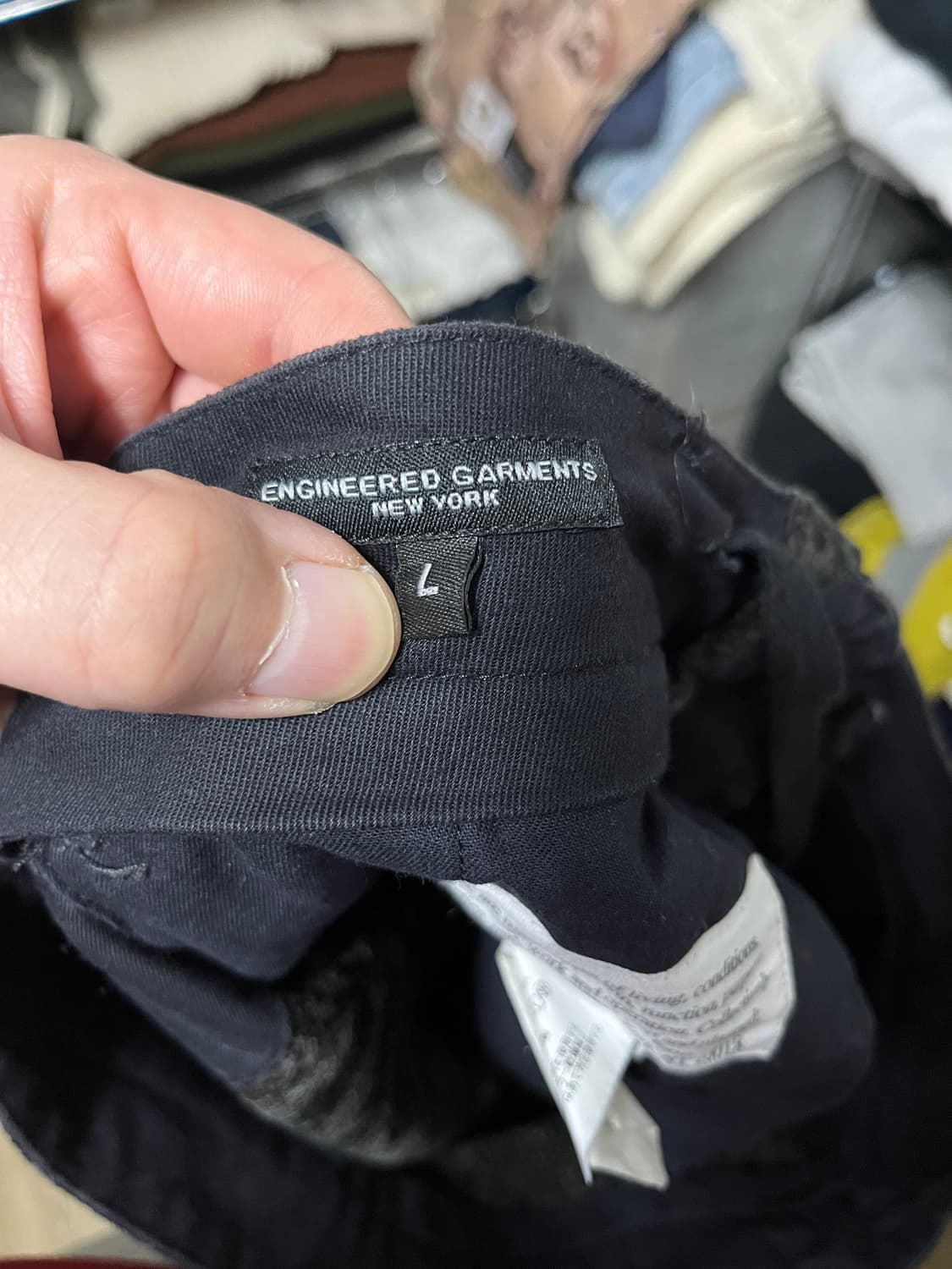 엔가 패턴 팬츠 상품이미지4