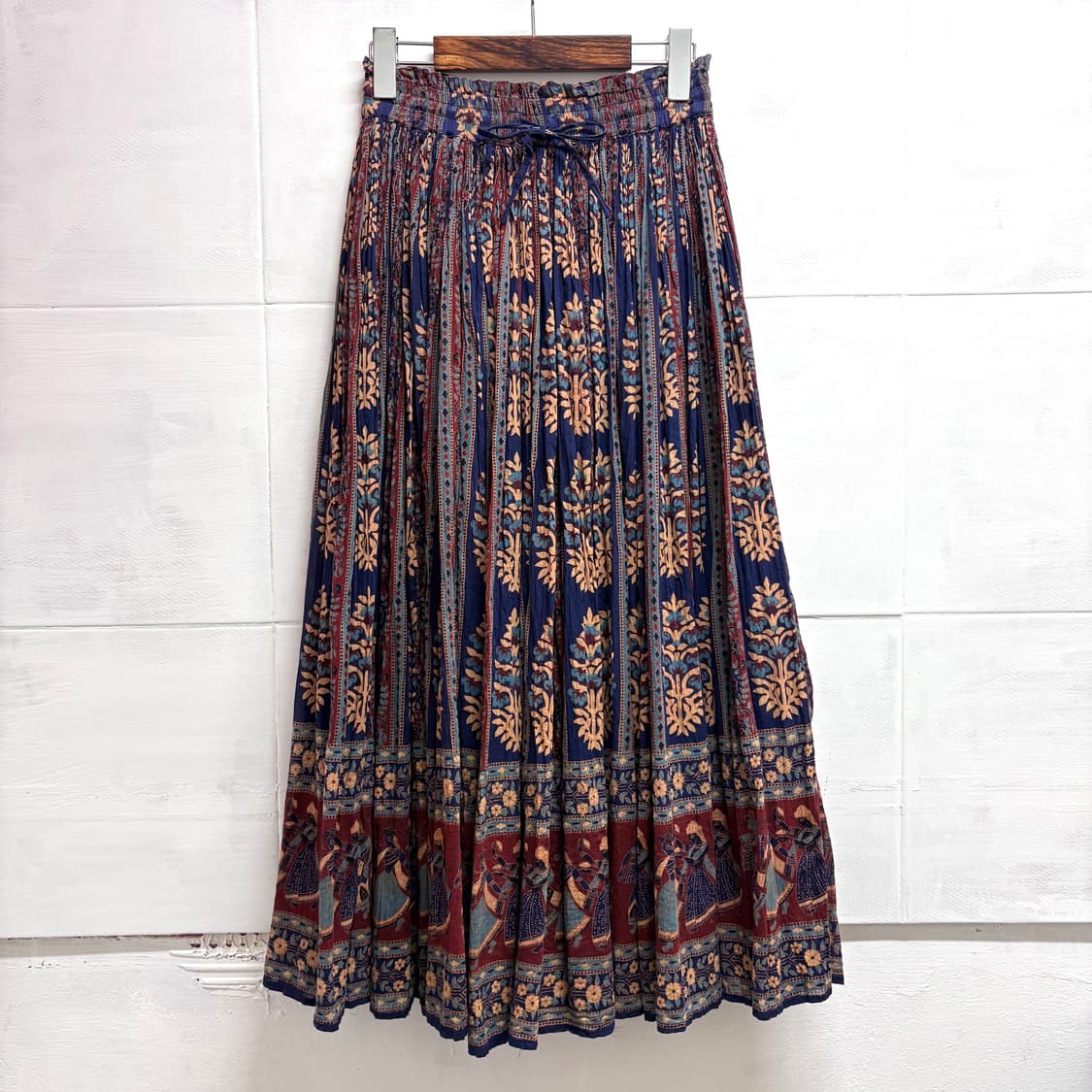 히피 에스닉 패턴 롱 스커트 JPN 상품이미지1