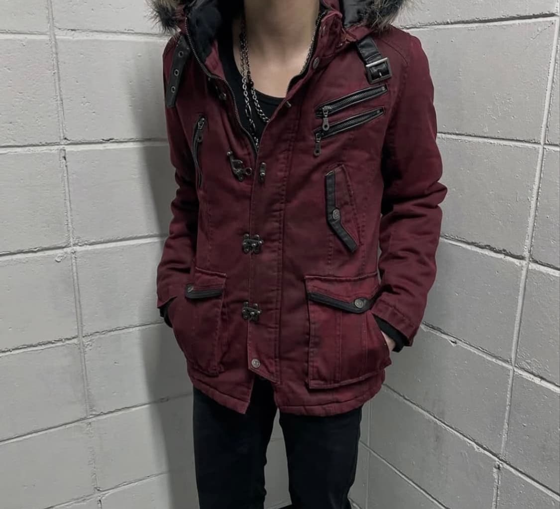 in theattic 버건디 자켓 상품이미지3