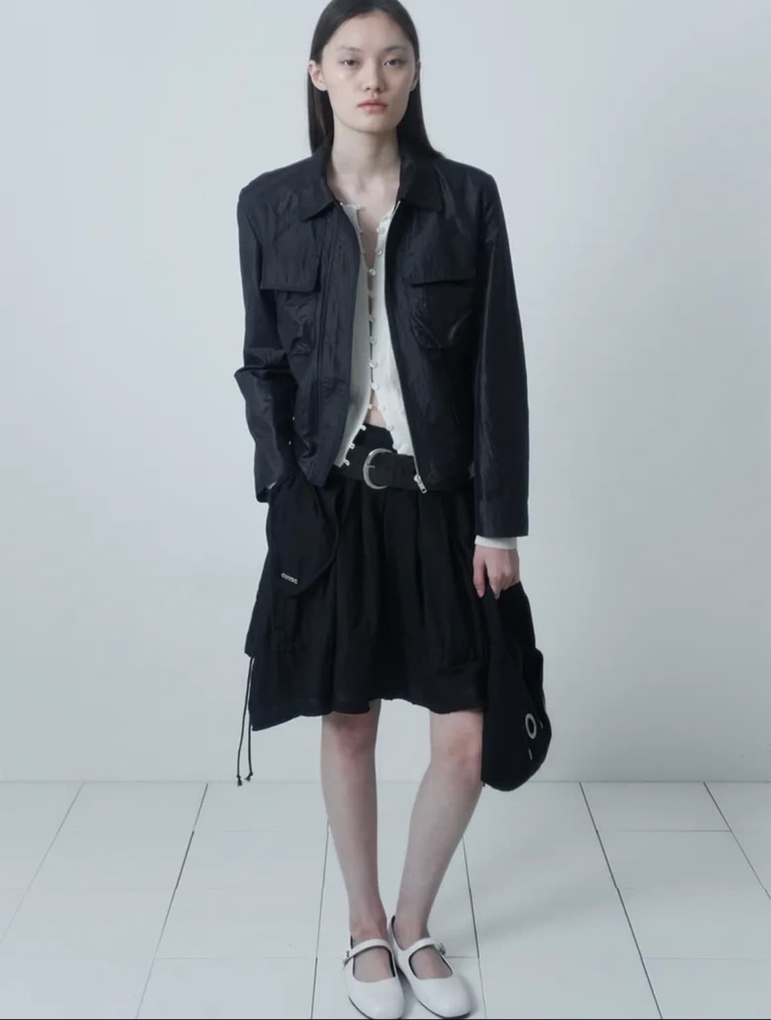 PUMKIN POCKET SKIRT / BLACK 상품이미지3