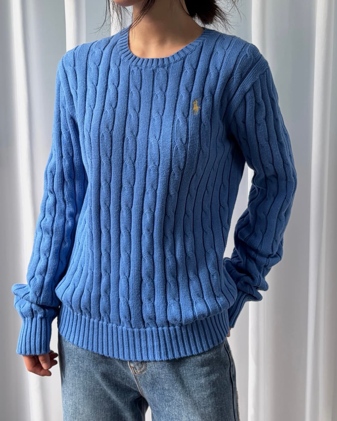 [M]폴로 랄프로렌 꽈배기 케이블 코튼 니트 상품이미지4
