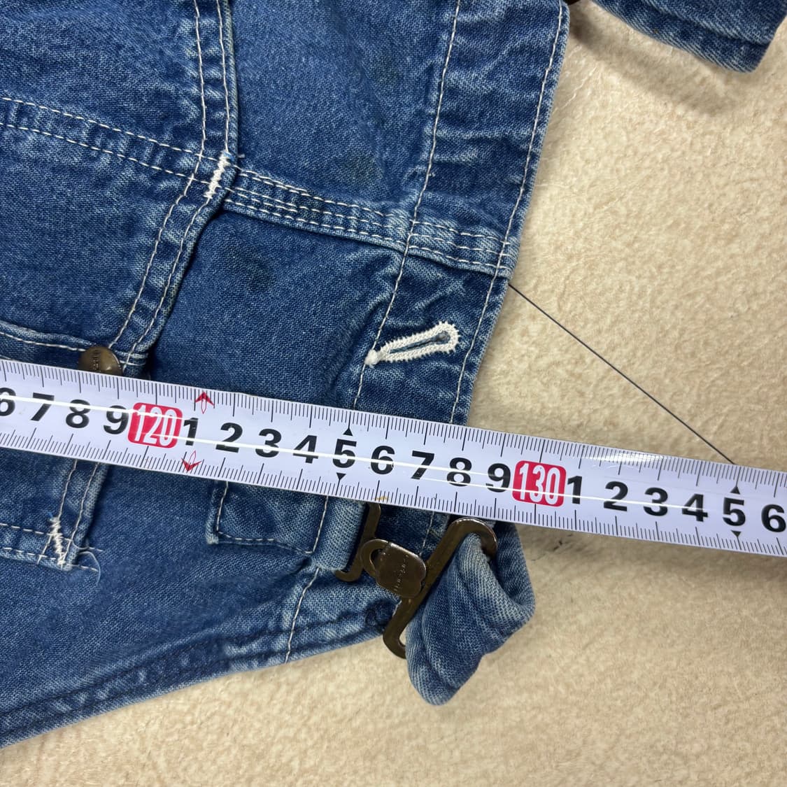 칼하트 워크 카펜터 데님 오버롤 팬츠 상품이미지4