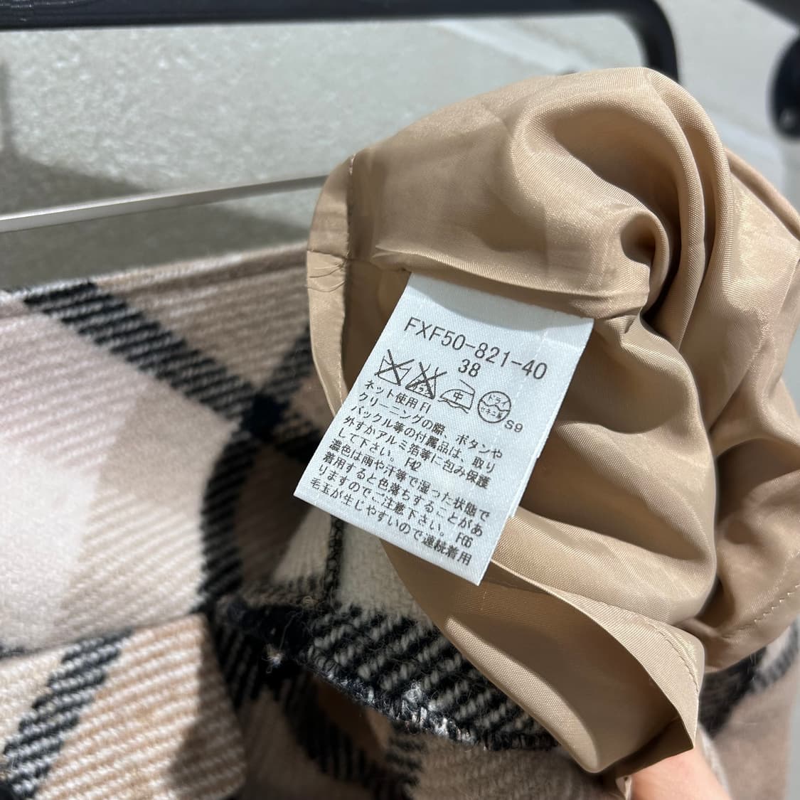 Burberry Nova check Wool Mini Skirt 상품이미지9
