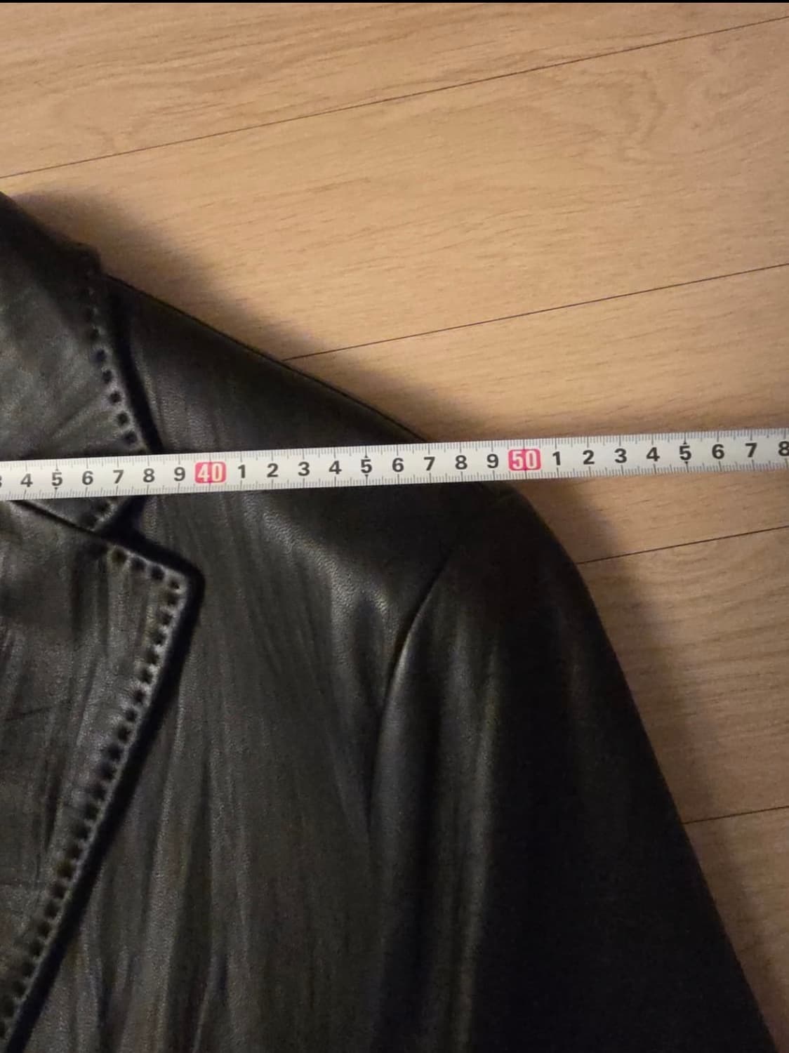 까르뜨 블랑슈 / 가죽 레더 블레이저 자켓 / 2xl 110 상품이미지6