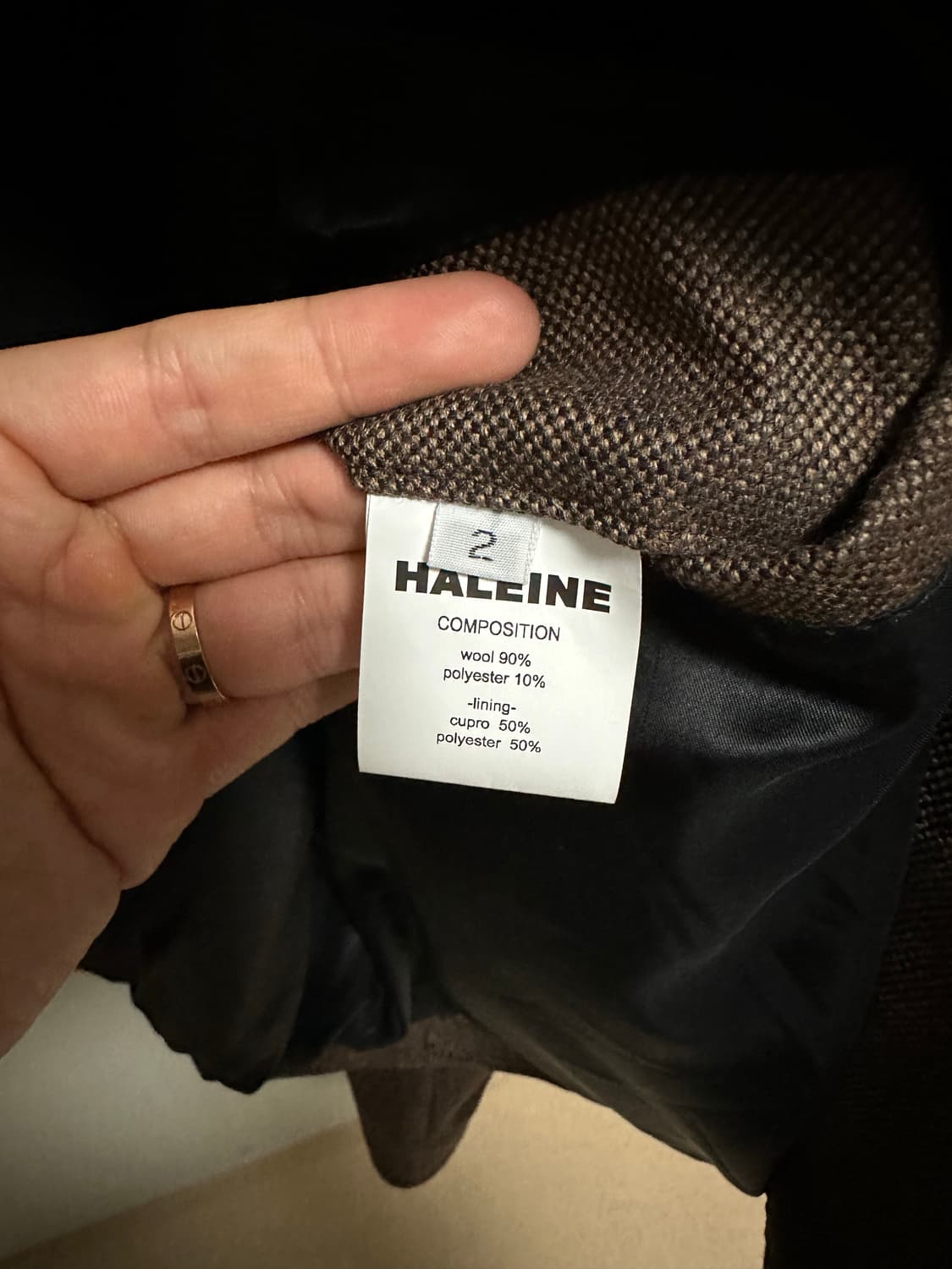 알렌느 3D 지테일 울 숏자켓 2사이즈 상품이미지8