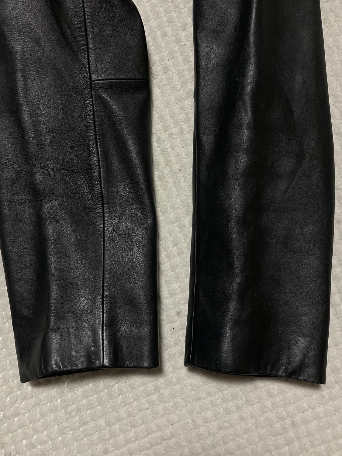 광희시장 웨스턴 무드 램스킨 양가죽 레더 카 코트 상품이미지5