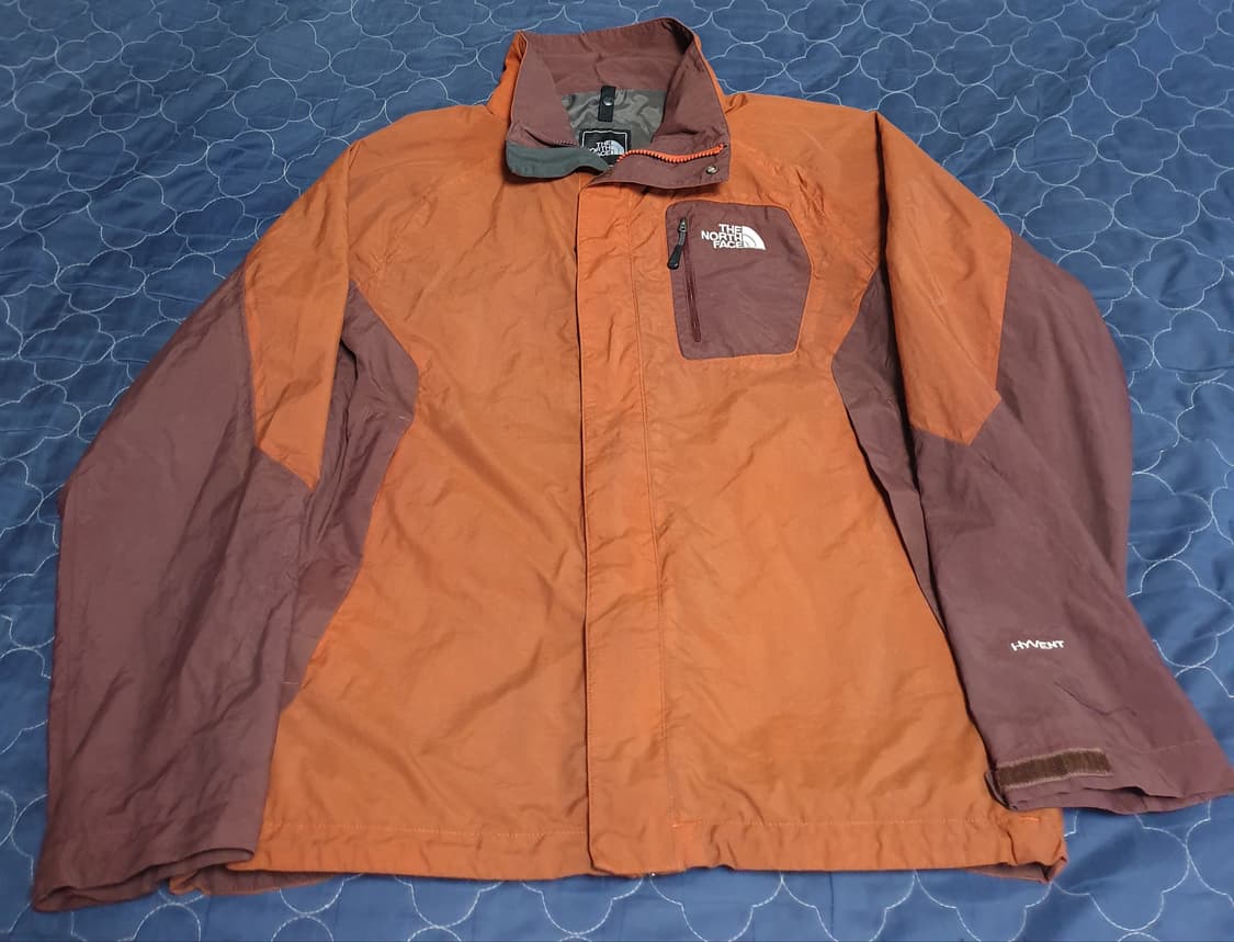 (단종매물) 노스페이스 하이벤트 가슴포켓 바람막이 브릭 (S) 상품이미지1