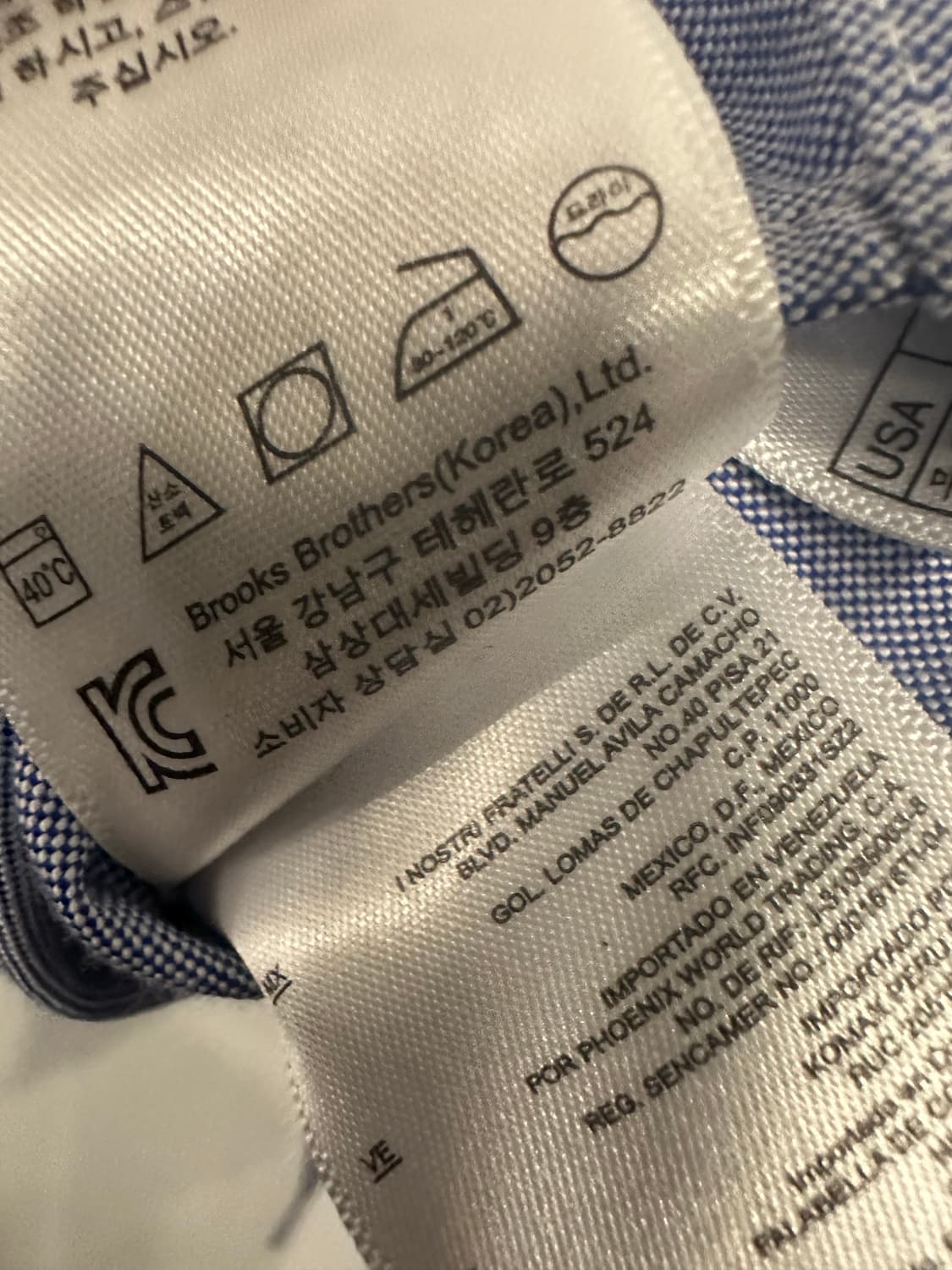 M)브룩스브라더스 옥스포드 셔츠 상품이미지3