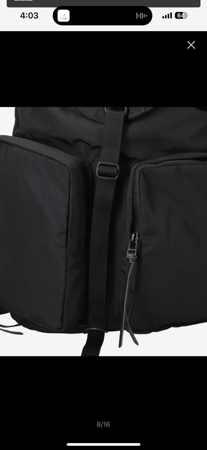 SSRL 에스에스알엘 Tenon Rucksack / Black 백팩 상품이미지8